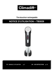 Climadiff TB5029 Notice D'utilisation