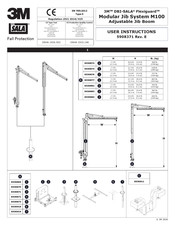 3M DBI SALA FLEXIGUARD M100 Instructions De Montage