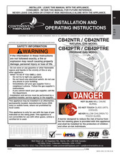 Continental Fireplaces CB42PTR Instructions D'installation Et D'opération