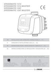 Coelbo SPEEDMATIC MASTER 1309 Instructions Pour L'installation Et L'emploi