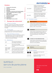 dormakaba SVP 2000F Mode D'emploi