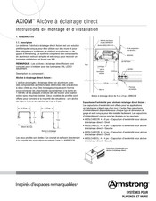 Armstrong AXIOM Instructions De Montage Et D'installation