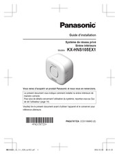 Panasonic KX-HNS105EX1 Guide D'installation