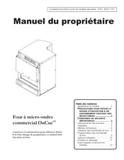 Amana OnCue MOC 2400 Manuel Du Propriétaire