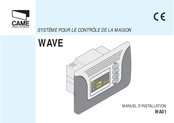 CAME WAVE WA01 Manuel D'installation