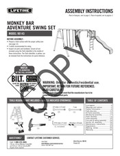 Lifetime 90143 Instructions D'assemblage