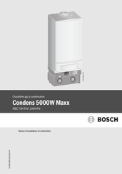 Bosch Condens 5000W Maxx Notice D'installation Et D'entretien