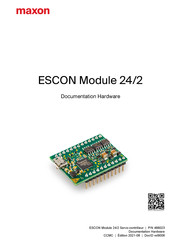 Maxon ESCON Module 24/2 Documentation Technique