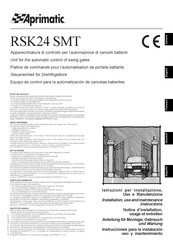 Aprimatic RSK24 SMT Notice D'installation