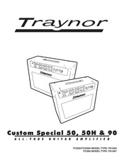 Traynor Custom Special 50 Mode D'emploi