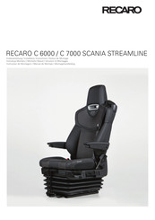 RECARO C 6000 Instructions D'utilisation