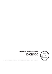 Husqvarna DXR300 Manuel D'utilisation