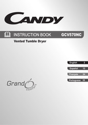 Candy GCV570NC Livret D'instructions