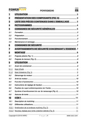 Powerplus POWXG60240 Mode D'emploi