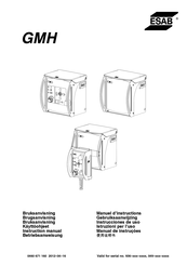 ESAB GMH Manuel D'instructions