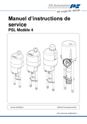 PS Automation PSL214 Manuel D'instructions De Service