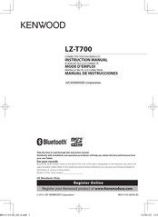 Kenwood LZ-T700 Mode D'emploi
