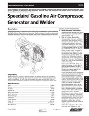 Speedaire 15D802 Consignes D'utilisation