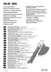 Hurricane HLSI 280 Manuel D'utilisation