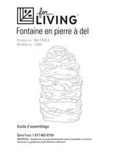 for Living 059-7308-0 Guide D'assemblage