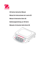 Ohaus EB Serie Manuel D'instruction