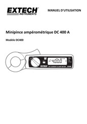 Extech Instruments DC400 Manuel D'utilisation