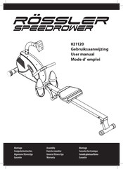 Rössler Speedrower 021120 Mode D'emploi