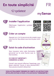 uebe cyclotest mySense Notice D'utilisation