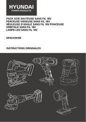 Hyundai power products HPACKM185 Instructions Originales