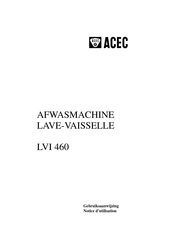 ACEC LVI 460 Notice D'utilisation