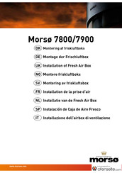 Morso 7800 Installation