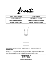 Avanti WD361 Manuel D'instructions