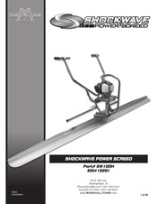 Marshalltown Shockwave Power Screed SW100H Mode D'emploi