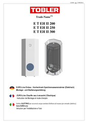 TOBLER Euro-Line E T EH II 200 Instructions De Montage Et Mode D'emploi