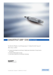 KROHNE SMARTPAT ORP 1590 Notice Technique