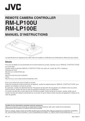 JVC RM-LP100E Manuel D'instructions