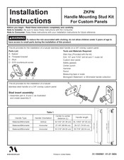 Monogram ZKPN Instructions D'installation