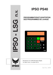 IPSO PS40 Guide De Programmation