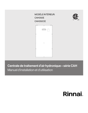 Rinnai CAH Serie Manuel D'installation Et D'utilisation