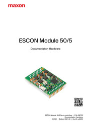 Maxon ESCON Module 50/5 Documentation Technique