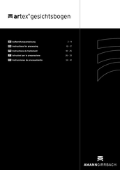 Amann Girrbach artex gesichtsbogen Instructions