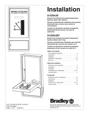 Bradley S19294JB Installation