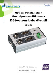 Detector 404 Notice D'installation