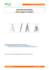 Altrex TME 9 Instructions D'utilisation