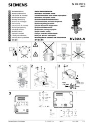 Siemens MVS661-N Serie Instructions De Montage