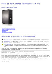 Dell OptiPlex 780 Guide De Maintenance