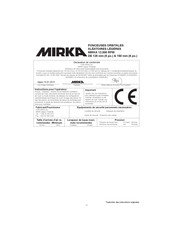 MIRKA ROS550CV Mode D'emploi