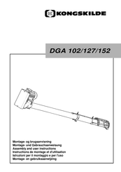 Kongskilde DGA 127 Instructions De Montage Et D'utilisation