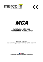 MARCOLIN MCA Manuel De L'installateur