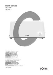 SOLAC Blank Canvas TL5417 Mode D'emploi